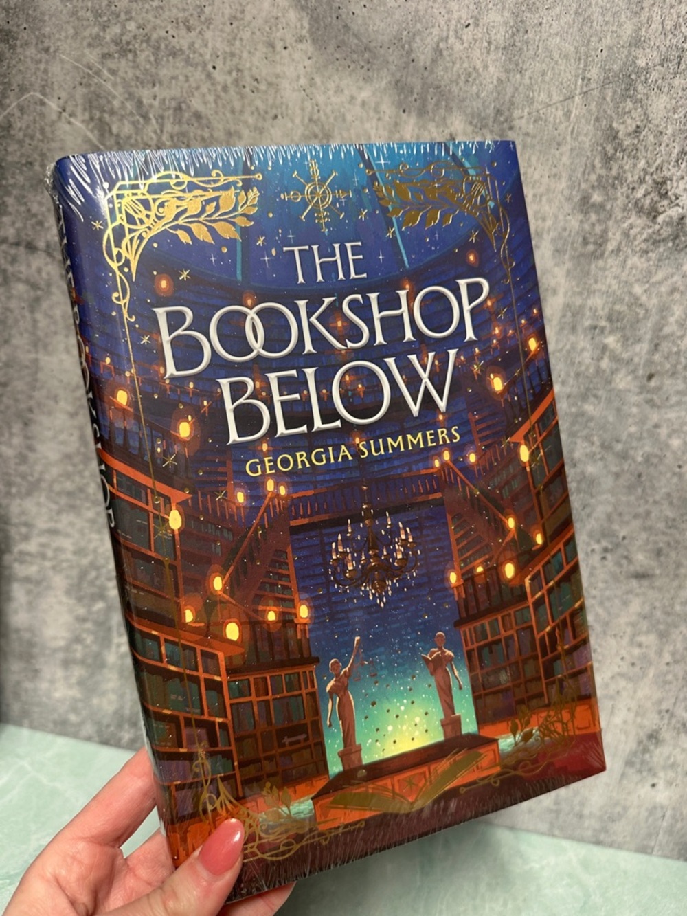 The Bookshop Below by Georgia Summers Illumicrate Sealed Hardback Edition